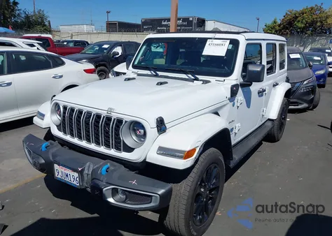 2024 Jeep Wrangler 4Xe Sahara 4Xe from USA, damaged, VIN 1C4RJXP65RW169514